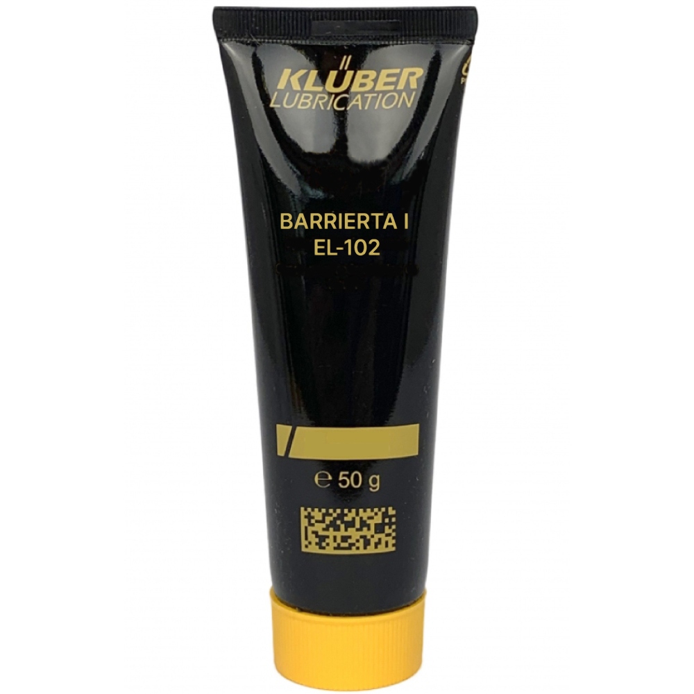 pics/Kluber/Copyright EIS/tube/klueber-barrierta-i-el-102-high-temperature-ptfe-grease-50g-tube-02.jpg